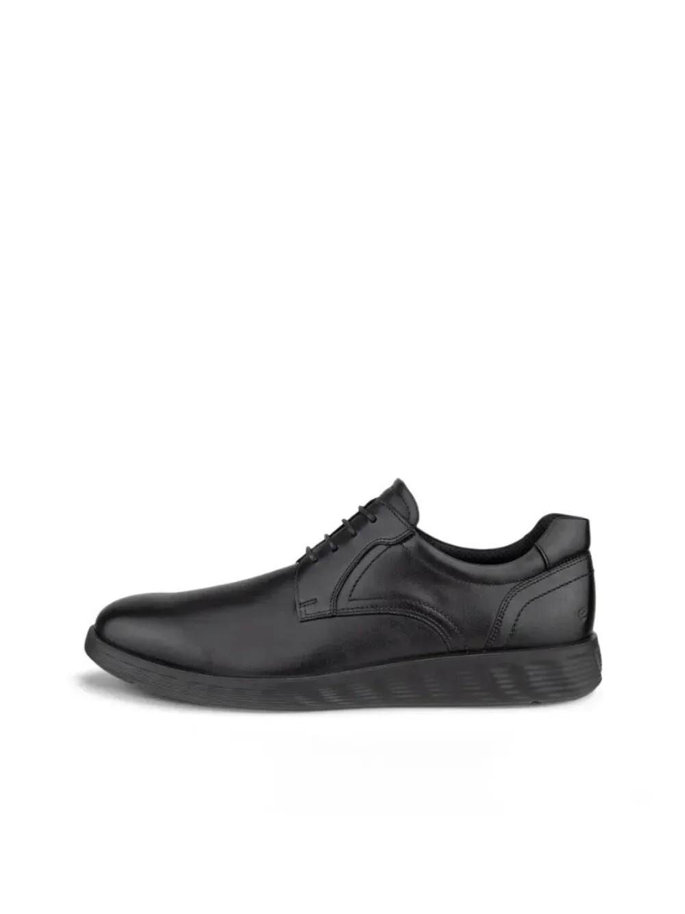 Ecco ST.1 Hybrid mens black leather plain toe light casual derby Shoes 10-10.5